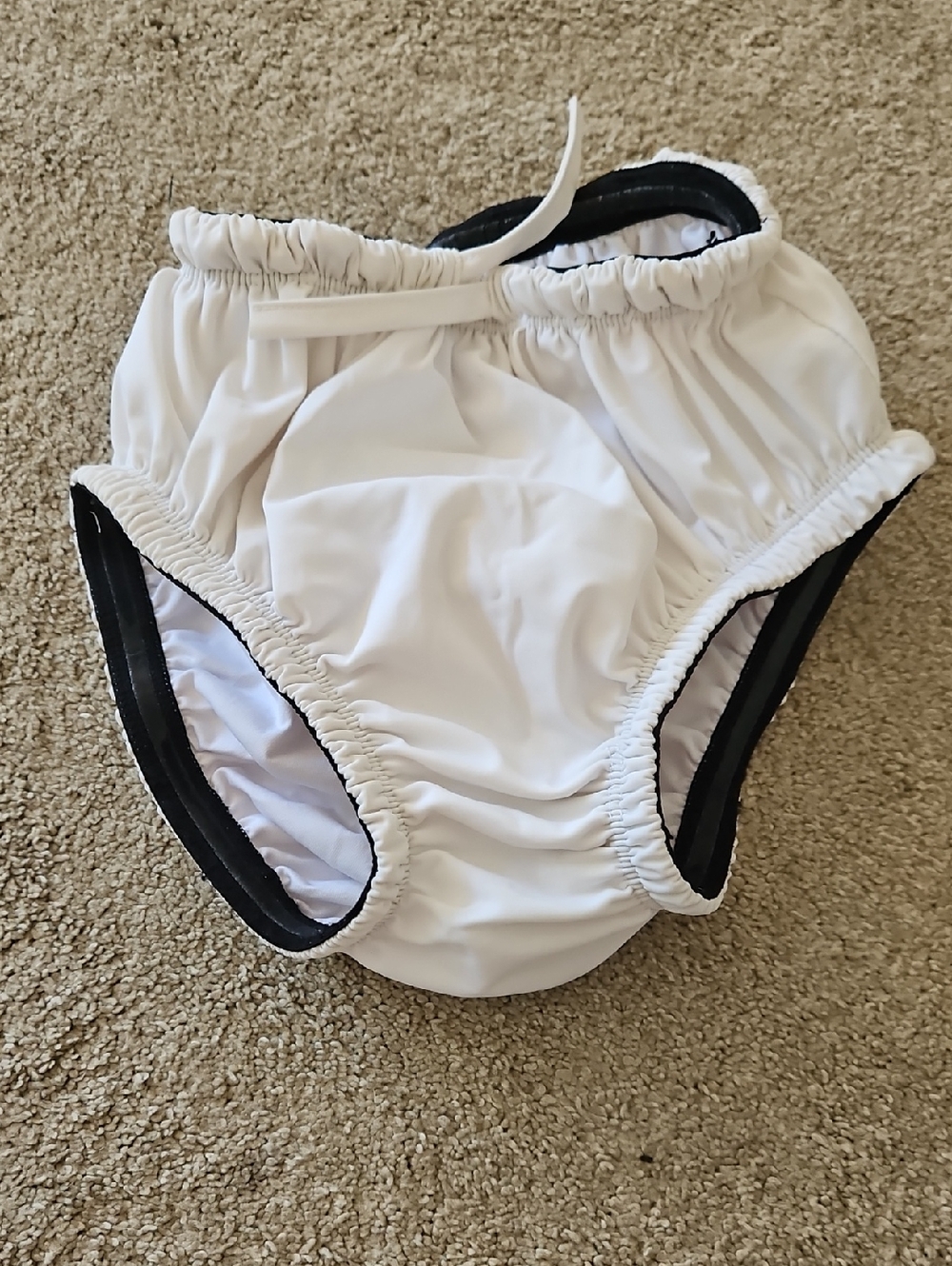EEOST Reusable Swim Diaper, Size 5-6Y, White